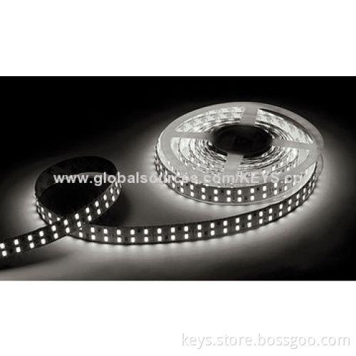 5M 600pcs 5,060 Double Row Flexible LED Strip, Waterproof, 2,800-7,500K CCT DC 24V, High Brightness